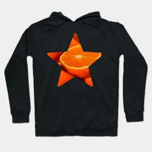 Orange Fruit Star Hoodie